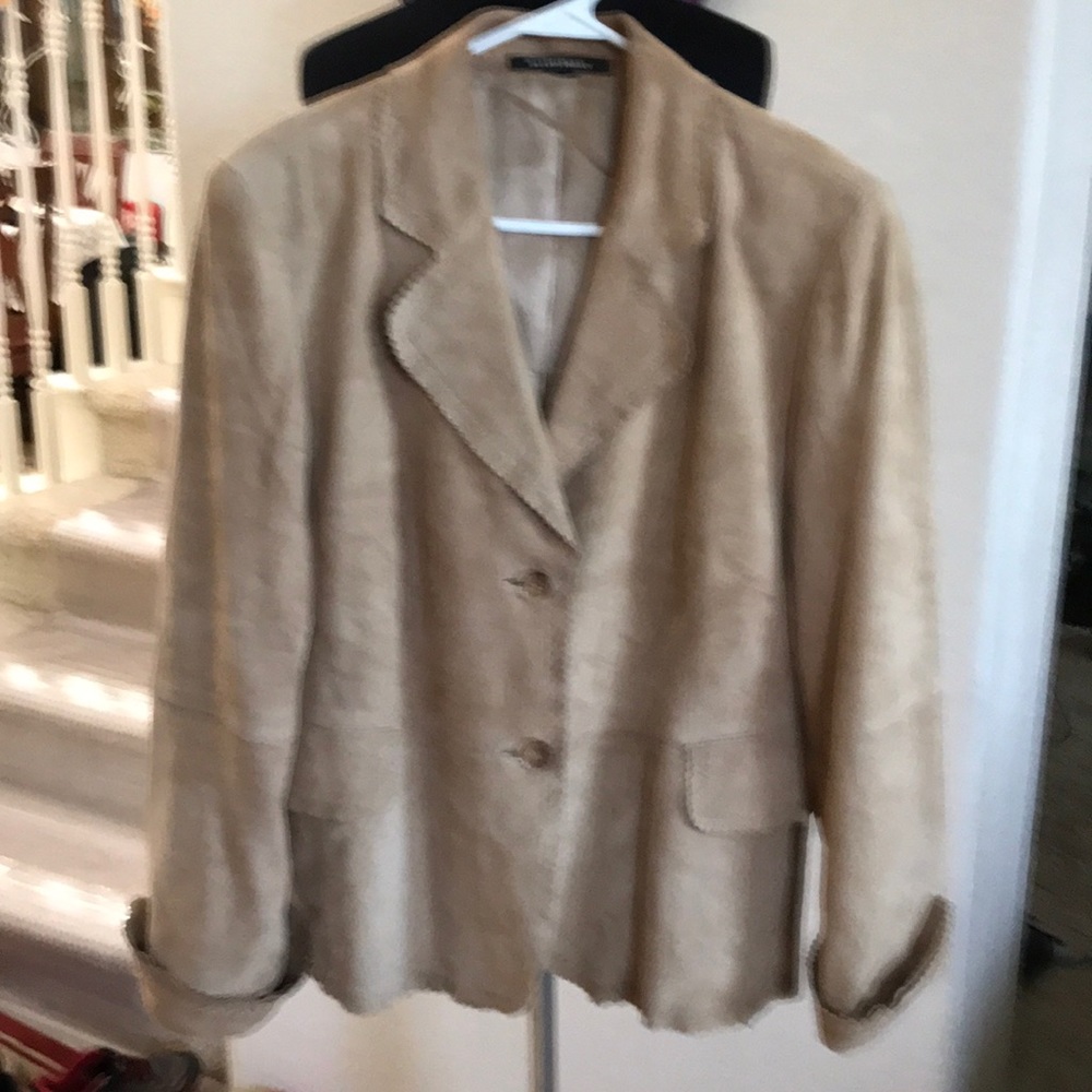 Ellen Tracy Suede Jacket Size 14